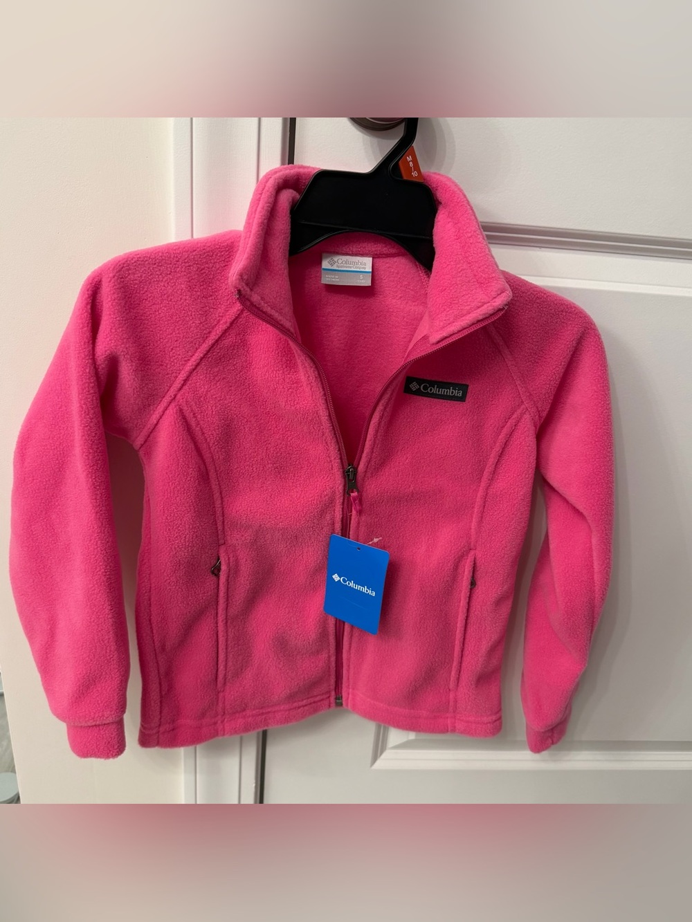 Columbia Girls' Hot Pink Full-Zip Fleece Jacket